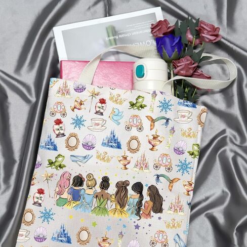 GJTIM Cartoon Princess Gift Princess Squad Group Gift Princess Tote Bag in Saudi Arabia