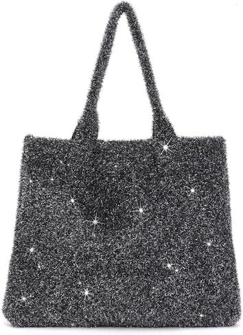 ENBEI large Sparkly bag for clubbing party tote bag aesthetics for women .Christmas,New Year,Gifts for Women with Gift Boxes in Saudi Arabia
