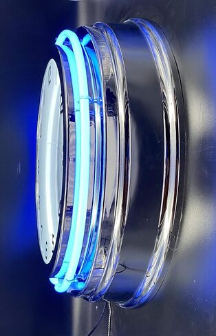 19" Miller Pilsner Beer Sign Neon Clock, Blue Outside Tube, Two Neon Tubes in Kuwait