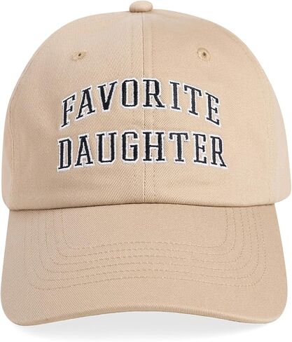 Favorite Daughter, Collegiate Logo Baseball Cap, Oatmeal, One Size in Saudi Arabia