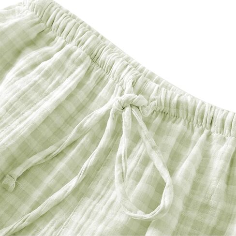 STMAHER 2 Pack Women's Cotton Pajama Bottoms Lightweight Sleep & Lounge Pants Plaid Sleepwear Long Pj Pants in Saudi Arabia