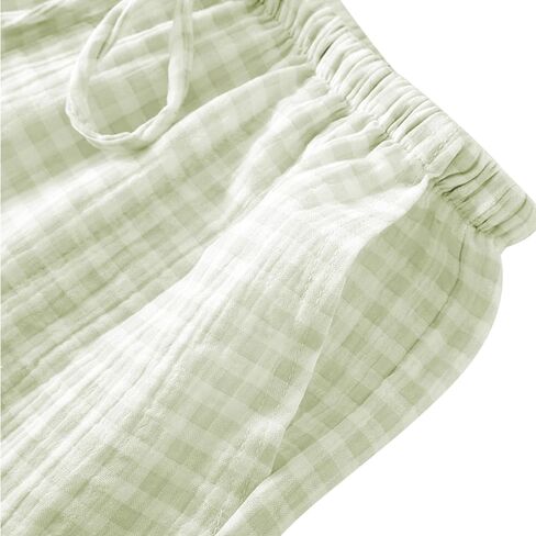 STMAHER 2 Pack Women's Cotton Pajama Bottoms Lightweight Sleep & Lounge Pants Plaid Sleepwear Long Pj Pants in Saudi Arabia