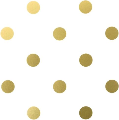 BERRYZILLA 3 inch Gold DOTS (48 Decals) Metallic Gold Circle Decal Vinyl Removable Round Polka Dot Sticker wall Art Baby Nursery Kids Room in Saudi Arabia