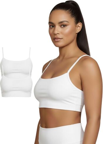 Womens Cotton Sports Bra with Removable Pads Adjustable Straps Breathable Mesh Workout Tops for Yoga Gym Running in Saudi Arabia