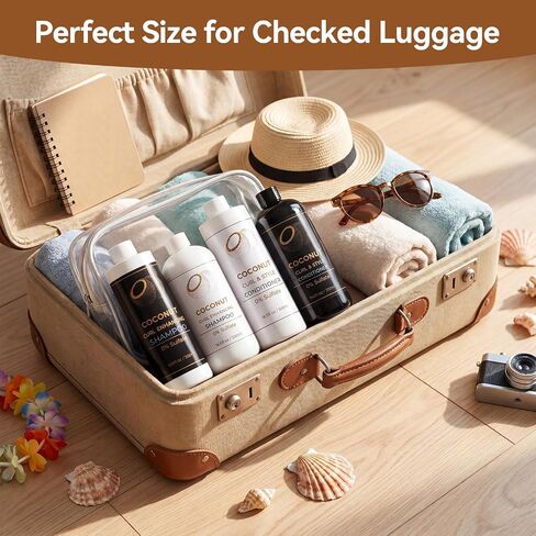 Havawish 4 Pcs Shampoo Shaped Travel Bottles for Cruise Trip, 16.9 oz Plastic Refillable Container Set, Includes Funnel, Pour Spout and Decor Stickers for Cruise Daily Essentials in Saudi Arabia