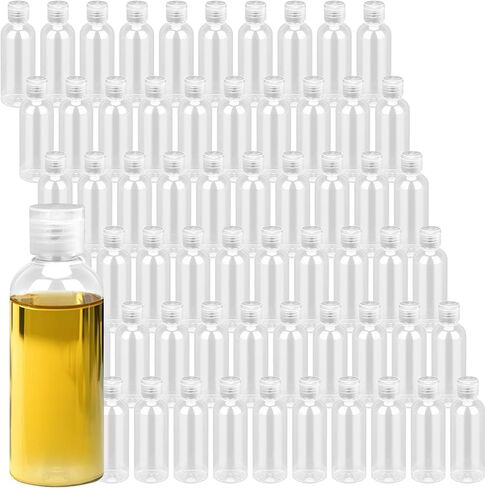 30 Pack 8oz / 250ml Clear Plastic Empty Bottles, Plastic Travel Bottle with Flip Cap, Portable Refillable Containers for Shampoo, Lotion, Liquid Body Soap, Cream, Toner and Other Liquids in Saudi Arabia