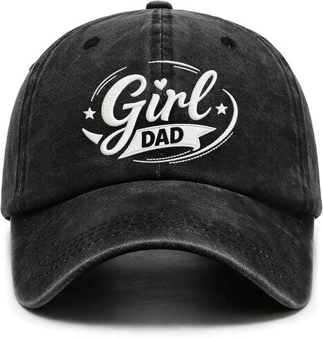 Dad Hat for Men Adjustable, Girl Dad Baseball Cap Fathers Day Birthday Gifts Pregnancy Announcement in Saudi Arabia