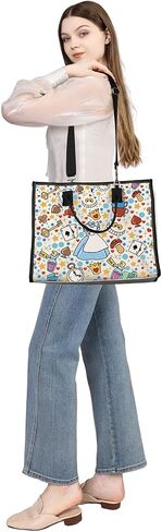 MEIKIUP Fairy Tale Tote Bag Fairy Tale Fans Hand Bag Magical Garden Lover Gift in Saudi Arabia