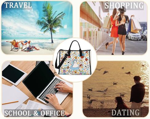 MEIKIUP Fairy Tale Tote Bag Fairy Tale Fans Hand Bag Magical Garden Lover Gift in Saudi Arabia