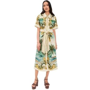 FARM Rio Women's Royal Sea Multicolor Midi Dress in Saudi Arabia