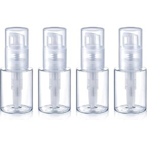 Sawysine 4 Pcs 120ml Empty Powder Spray Bottles Plastic Glitter Duster Sprayer Transparent Craft Glitter Spray Bottles Multi-purpose Edible Sprayer for Powder Dry Shampoo Cake Makeup Flower Hair Salon in Saudi Arabia