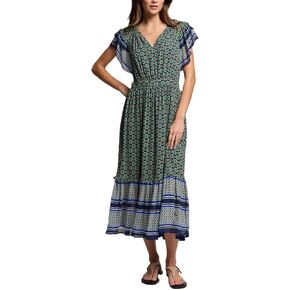 Velvet by Graham & Spencer Womens Cheryl Border Print Dress in Saudi Arabia
