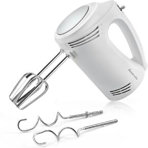 Hand Mixer Electric, Kestreln 5-Speed Mixer Electric Handheld,350W Turbo Powerful Mixers Motor with 4 Stainless Steel Accessories for Kitchen baking Cake, Easy Mixing Cookies, Brownies, Cakes, and Dough Batters in Kuwait