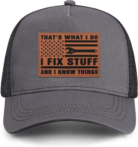 Gifts for Dad Husband Grandpa Fathers Day Dad Hat Ideas Birthday I Fix Stuff Trucker Hat in Kuwait