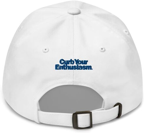 HBO - Curb Your Enthusiasm Latte Larry's Embroidered Hat - Officially Licensed White in Saudi Arabia