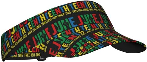 Juneteenth Sun Visor Hats Adjustable Sport Golf Hat Baseball Cap for Women Men in Saudi Arabia