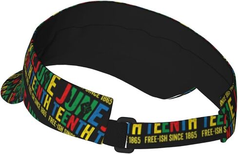 Juneteenth Sun Visor Hats Adjustable Sport Golf Hat Baseball Cap for Women Men in Saudi Arabia