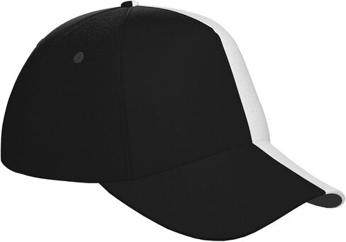 Half Black Half White Baseball Cap with Adjustable Snapback Hat for Outdoor Sun Fisherman Hat in Saudi Arabia