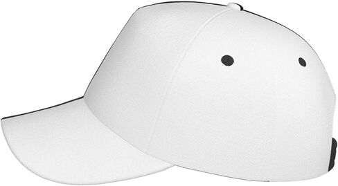 Half Black Half White Baseball Cap with Adjustable Snapback Hat for Outdoor Sun Fisherman Hat in Saudi Arabia