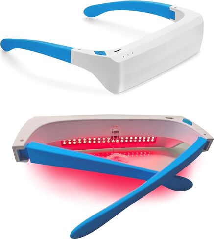 Red Light Therapy Glasses 670nm – UV-Free Wearable Light for Eye Comfort, Visual Wellness & Relaxation – Rechargeable, Adjustable Timers, Gentle Non-Invasive Red LED Glasses in Saudi Arabia