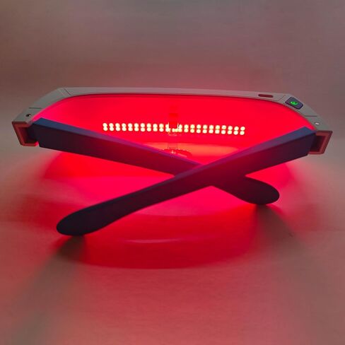 Red Light Therapy Glasses 670nm – UV-Free Wearable Light for Eye Comfort, Visual Wellness & Relaxation – Rechargeable, Adjustable Timers, Gentle Non-Invasive Red LED Glasses in Saudi Arabia