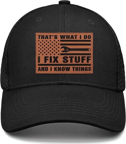 Gifts for Dad Husband Grandpa Fathers Day Dad Hat Ideas Birthday I Fix Stuff Trucker Hat in Kuwait
