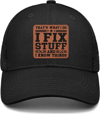 Gifts for Dad Husband Grandpa Fathers Day Dad Hat Ideas Birthday I Fix Stuff Trucker Hat in Kuwait