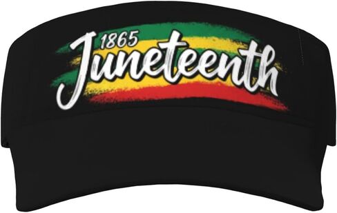 Juneteenth Sun Visor Hats Adjustable Sport Golf Hat Baseball Cap for Women Men in Saudi Arabia