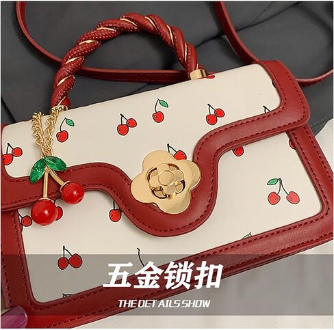 Cherry Purse for Women, Cherry Red Tote Bag Handbag in Saudi Arabia