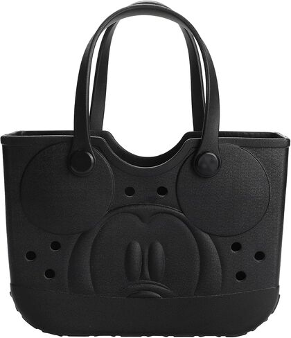 Disney Mickey Mouse 3D Face Black 12.75" Adult Mini EVA Molded Tote Bag in Saudi Arabia