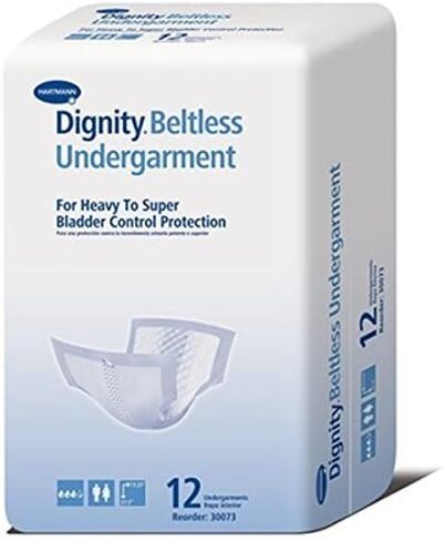 Units Per Case 72 Dignity Beltless Undergarments Absorbency Absorbs 17 oz Pad 13 1/2 x 24 1/2 HUMANICARE INT'L INC. 30073 by HUMANICARE INT'L INC. in Saudi Arabia