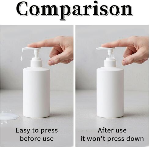 10 Pcs Leakproof Cosmetic Dispenser Pump Lock Clip,Clamp for Lotion Shampoo Cleansing Oil Bottles,Medium Size PP Plastic Leak Locks,Travel & Camping Friendly Accessory (Transparent) in Saudi Arabia