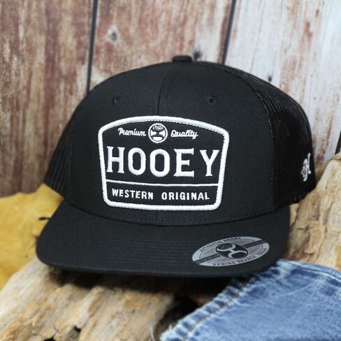 HOOEY Men's Trip Trucker Cap Black One Size in Saudi Arabia