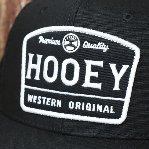 HOOEY Men's Trip Trucker Cap Black One Size in Saudi Arabia