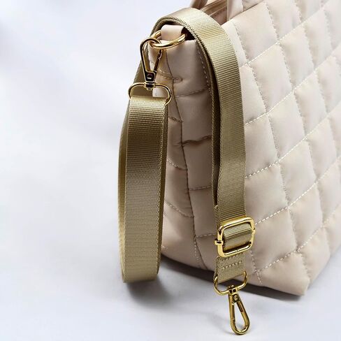 Gamma Phi Beta Quilted Tote Bag- Small Crossbody Bag with Sorority Greek Letters Emblem, 5L Capacity, Gamma Phi Beta Gifts for Women in Saudi Arabia