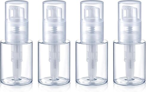 Sawysine 4 Pcs 120ml Empty Powder Spray Bottles Plastic Glitter Duster Sprayer Transparent Craft Glitter Spray Bottles Multi-purpose Edible Sprayer for Powder Dry Shampoo Cake Makeup Flower Hair Salon in Saudi Arabia