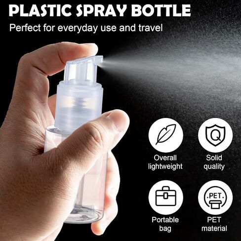 Sawysine 4 Pcs 120ml Empty Powder Spray Bottles Plastic Glitter Duster Sprayer Transparent Craft Glitter Spray Bottles Multi-purpose Edible Sprayer for Powder Dry Shampoo Cake Makeup Flower Hair Salon in Saudi Arabia