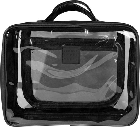 Green Gambit Checkered Hanging Travel Bag, Toiletry Bag, Makeup Bag for Women, Portable Water-resistant Small Travel Bag for Toiletries & Cosmetic Essentials in Saudi Arabia