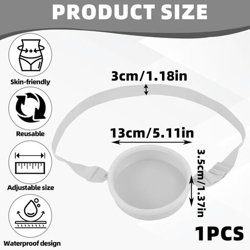 Waterproof Ostomy Bag Shower Covers, Reusable Ostomy Supplies for Patients with Ileostomy, Colostomy or Urostomy in Saudi Arabia