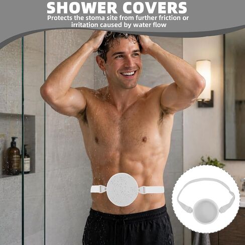 Waterproof Ostomy Bag Shower Covers, Reusable Ostomy Supplies for Patients with Ileostomy, Colostomy or Urostomy in Saudi Arabia