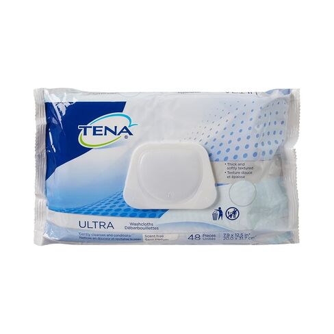 TENA ProSkin Ultra Personal Cleansing Wipe 7-9/10 x 12.5" 65722, 1 Pack 48 Wipes in Saudi Arabia