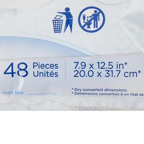 TENA ProSkin Ultra Personal Cleansing Wipe 7-9/10 x 12.5" 65722, 1 Pack 48 Wipes in Saudi Arabia
