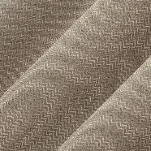 Sun Zero Pendleton 2-Pack Herringbone Magnetic Closure 100% Total Blackout Rod Pocket Curtain Panel Pair, Dark Beige, 37" W x 84" L (2 Panels) in Saudi Arabia