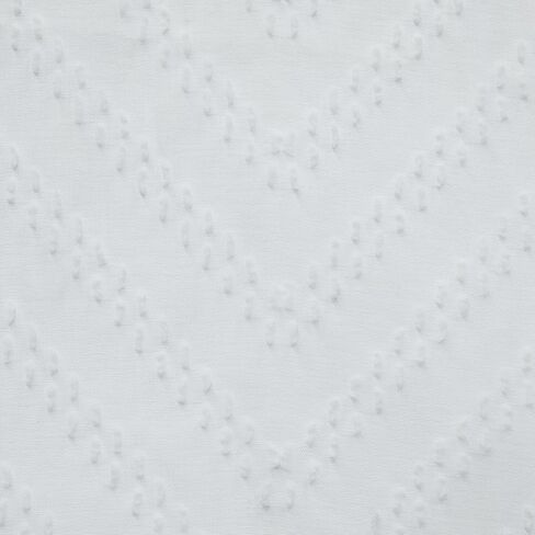 Rabia Sheer Grommet Indoor Curtain 52 x 84 in White in Saudi Arabia