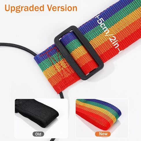 4PCS Luggage Straps for Suitcase, Adjustable Elastic Luggage Connector Straps, Multi-Functional Durable Travel Packing Straps for Securing Bags, Backpacks & Accessories1 in Saudi Arabia
