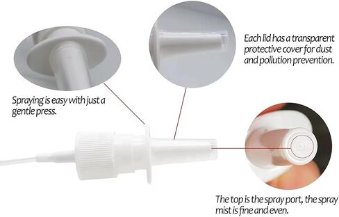 Nasal Spray Bottle Empty Amber Glass 1 oz Nasal Sprayer! EMPTY, Refillable, Travel Sized, Quality Glass for Saline Applications! (2 amber glass bottles) in Saudi Arabia