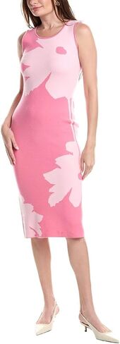 TAHARI T Womens Tone Graphic Floral Sweaterdress, Xs, Pink in Saudi Arabia