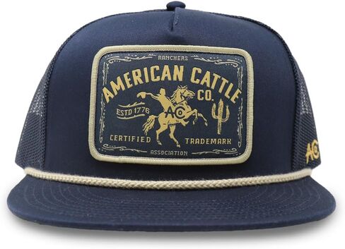 Bucking Horse Adjustable Snapback Hat Navy in Saudi Arabia