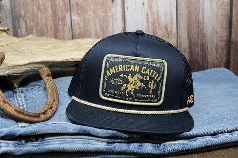 Bucking Horse Adjustable Snapback Hat Navy in Saudi Arabia