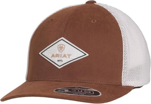 ARIAT Men's Flexfit 110 Cap with Embossed Desert Scene Diamond Patch in Saudi Arabia